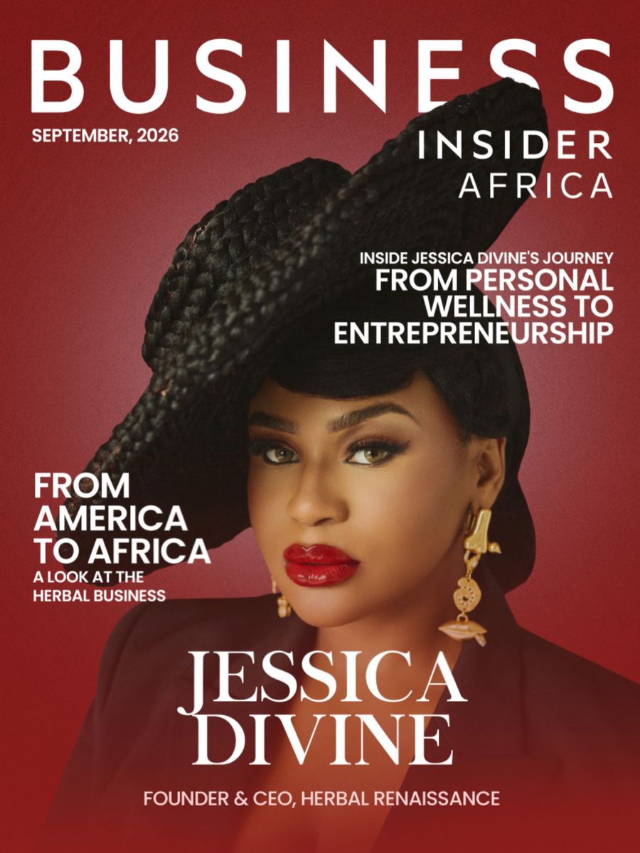 Business Insider Africa cover, September 2026, featuring Jessica Divine